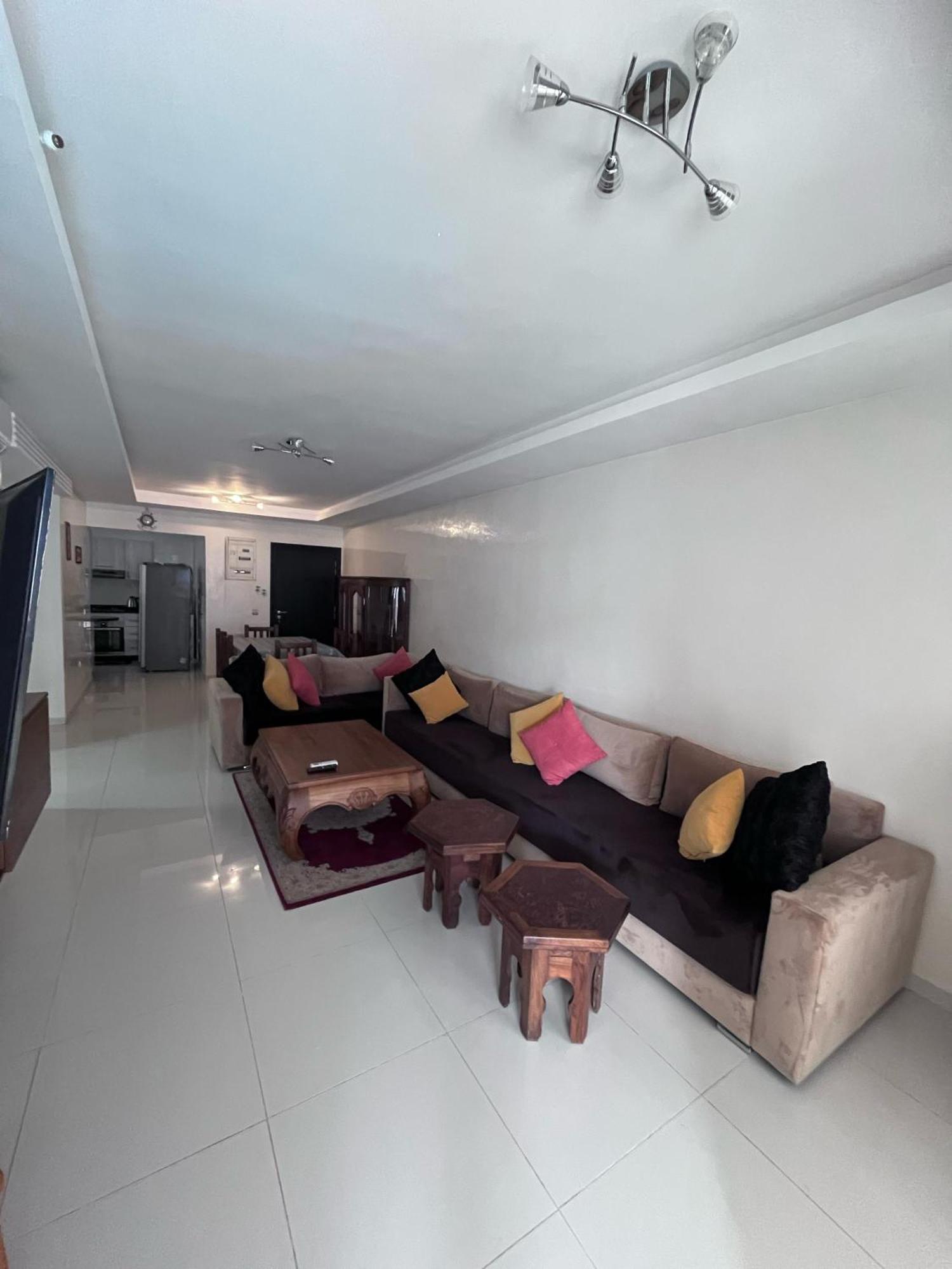 Apartment Sea View With Pool Aourir Luaran gambar